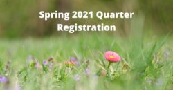 Spring 2021 Registration Information
